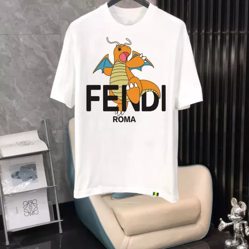 Wholesale Fendi T-Shirts Short Sleeved For Men #1342556 $40.00 USD, Wholesale Quality Replica Fendi T-Shirts