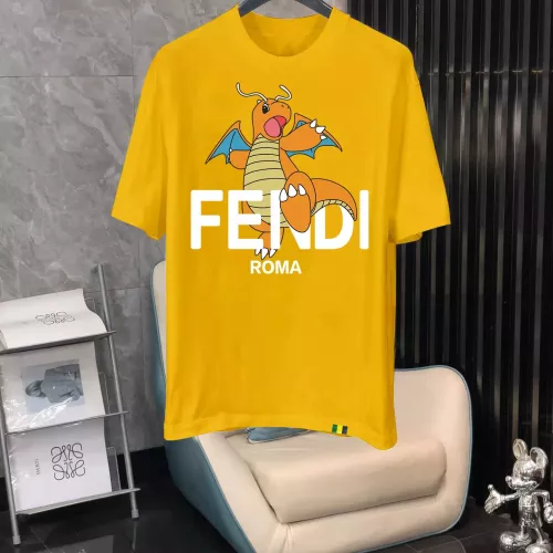 Wholesale Fendi T-Shirts Short Sleeved For Men #1342560 $40.00 USD, Wholesale Quality Replica Fendi T-Shirts