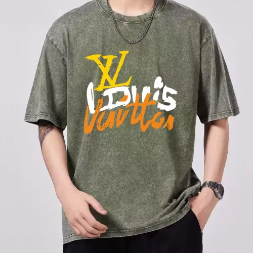 Wholesale Louis Vuitton LV T-Shirts Short Sleeved For Men #1342627 $45.00 USD, Wholesale Quality Replica Louis Vuitton LV T-Shirts