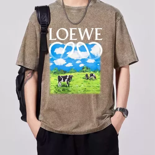 Wholesale LOEWE T-Shirts Short Sleeved For Men #1342630 $45.00 USD, Wholesale Quality Replica LOEWE T-Shirts