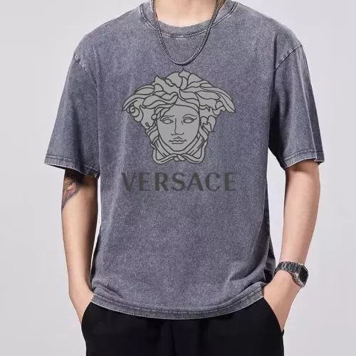 Wholesale Versace T-Shirts Short Sleeved For Men #1342636 $45.00 USD, Wholesale Quality Replica Versace T-Shirts
