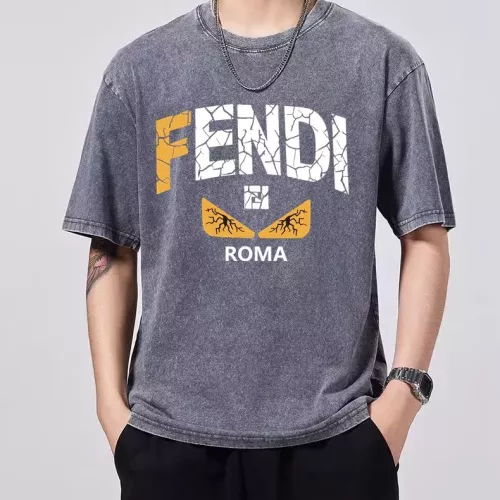 Wholesale Fendi T-Shirts Short Sleeved For Men #1342672 $45.00 USD, Wholesale Quality Replica Fendi T-Shirts