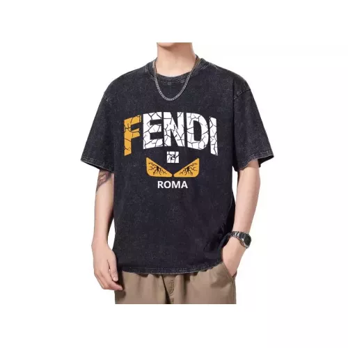 Wholesale Fendi T-Shirts Short Sleeved For Men #1342673 $45.00 USD, Wholesale Quality Replica Fendi T-Shirts