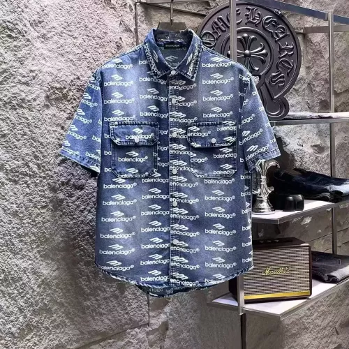 Wholesale Balenciaga Jackets Short Sleeved For Men #1342695 $64.00 USD, Wholesale Quality Replica Balenciaga Jackets