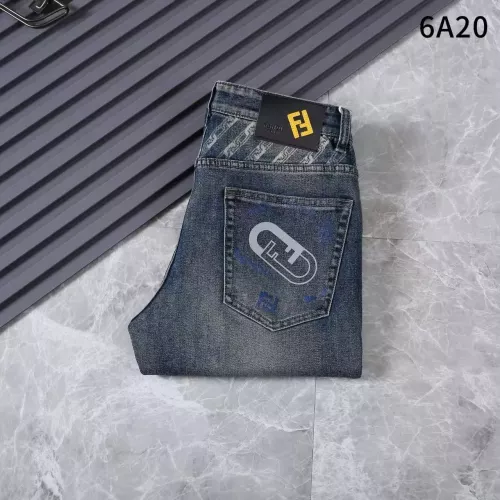 Wholesale Fendi Jeans For Men #1342982 $45.00 USD, Wholesale Quality Replica Fendi Jeans