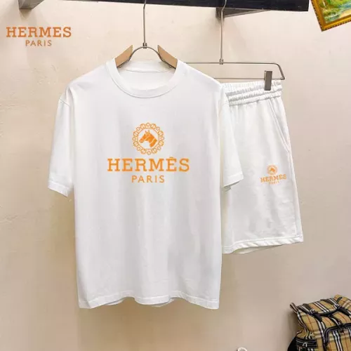 Wholesale Hermes Tracksuits Short Sleeved For Men #1343067 $48.00 USD, Wholesale Quality Replica Hermes Tracksuits