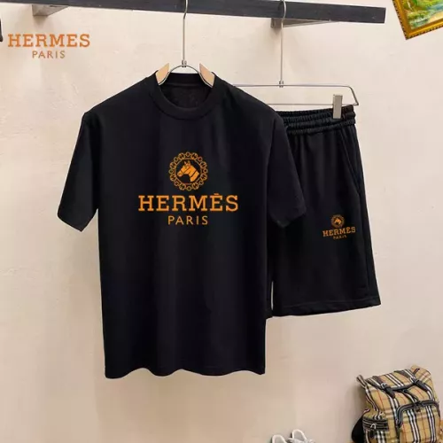 Wholesale Hermes Tracksuits Short Sleeved For Men #1343068 $48.00 USD, Wholesale Quality Replica Hermes Tracksuits