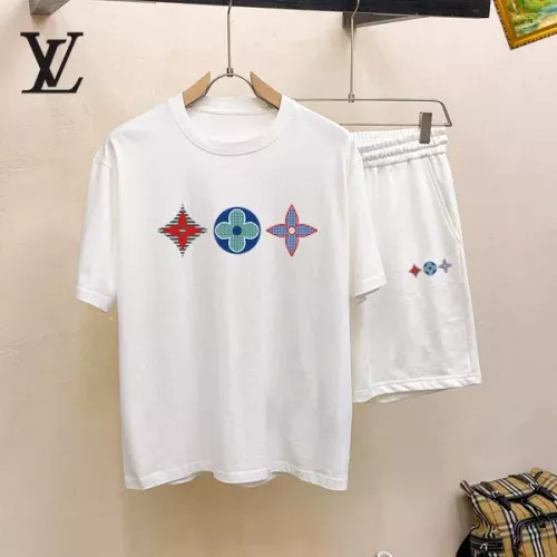 Wholesale Louis Vuitton LV Tracksuits Short Sleeved For Men #1343069 $48.00 USD, Wholesale Quality Replica Louis Vuitton LV Tracksuits