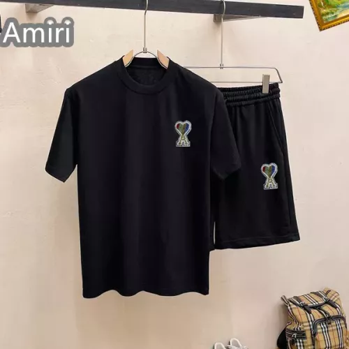 Wholesale Amiri Tracksuits Short Sleeved For Men #1343078 $48.00 USD, Wholesale Quality Replica Amiri Tracksuits