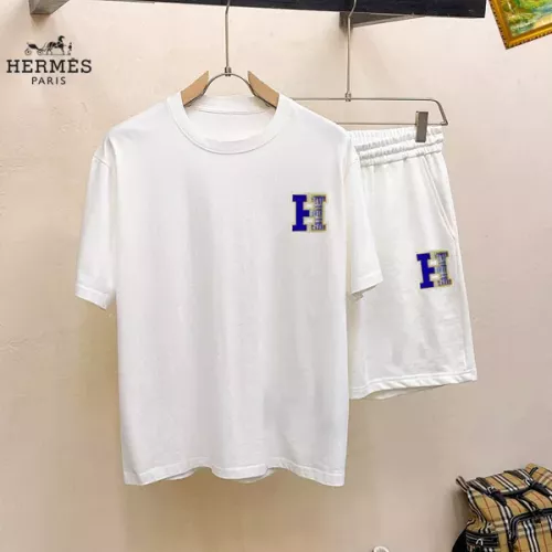 Wholesale Hermes Tracksuits Short Sleeved For Men #1343079 $48.00 USD, Wholesale Quality Replica Hermes Tracksuits