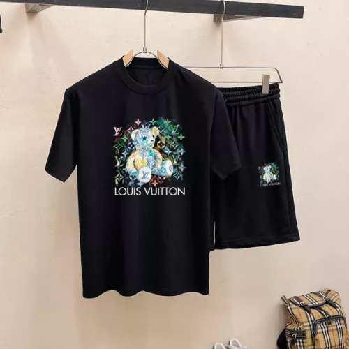 Wholesale Louis Vuitton LV Tracksuits Short Sleeved For Men #1343112 $48.00 USD, Wholesale Quality Replica Louis Vuitton LV Tracksuits