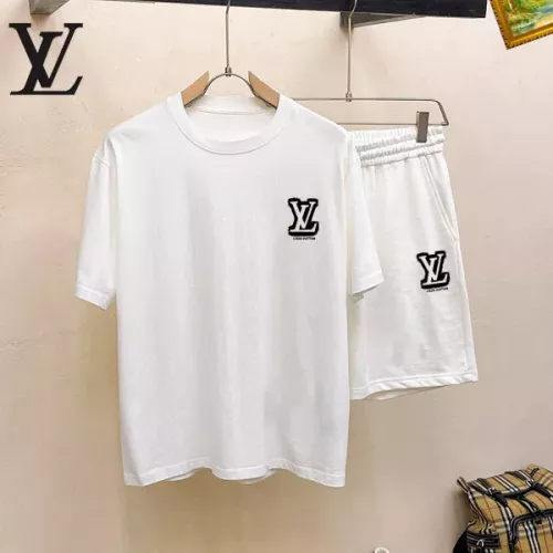 Wholesale Louis Vuitton LV Tracksuits Short Sleeved For Men #1343135 $48.00 USD, Wholesale Quality Replica Louis Vuitton LV Tracksuits