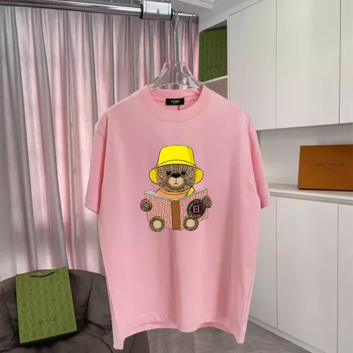 Wholesale Fendi T-Shirts Short Sleeved For Unisex #1343272 $42.00 USD, Wholesale Quality Replica Fendi T-Shirts
