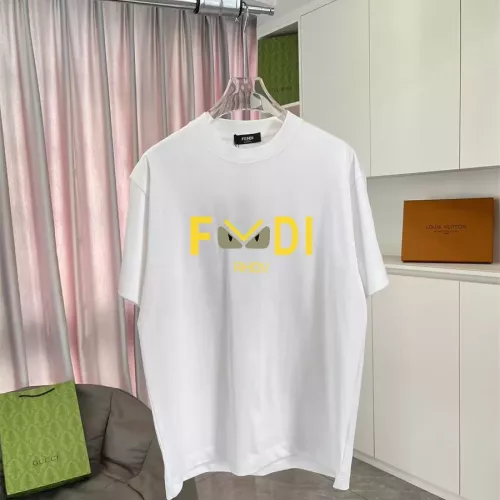 Wholesale Fendi T-Shirts Short Sleeved For Unisex #1343279 $42.00 USD, Wholesale Quality Replica Fendi T-Shirts