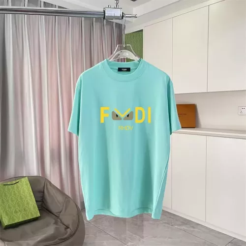 Wholesale Fendi T-Shirts Short Sleeved For Unisex #1343280 $42.00 USD, Wholesale Quality Replica Fendi T-Shirts