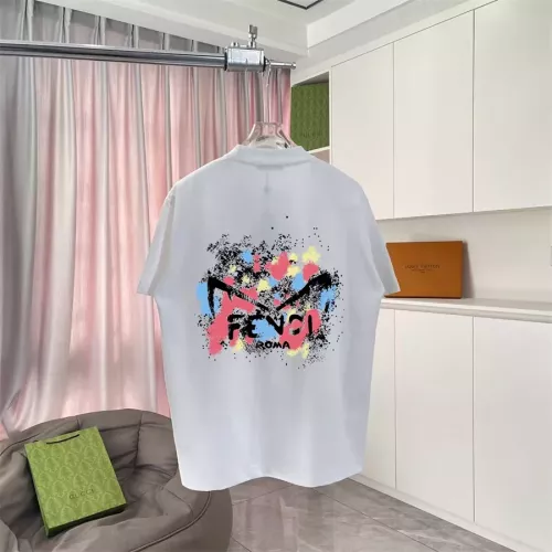 Wholesale Fendi T-Shirts Short Sleeved For Unisex #1343283 $42.00 USD, Wholesale Quality Replica Fendi T-Shirts