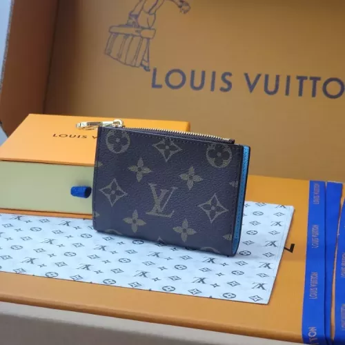 Wholesale Louis Vuitton AAA Quality Card Case In Blue #1343349 $68.00 USD, Wholesale Quality Replica Louis Vuitton AAA+ Quality Wallets
