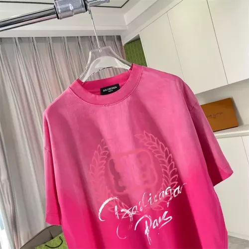 Replica Balenciaga T-Shirts Short Sleeved For Unisex #1343418 $45.00 USD for Wholesale