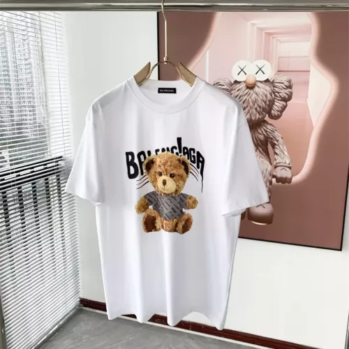 Wholesale Balenciaga T-Shirts Short Sleeved For Men #1343437 $45.00 USD, Wholesale Quality Replica Balenciaga T-Shirts