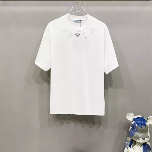 Wholesale Prada T-Shirts Short Sleeved For Unisex #1343464 $42.00 USD, Wholesale Quality Replica Prada T-Shirts