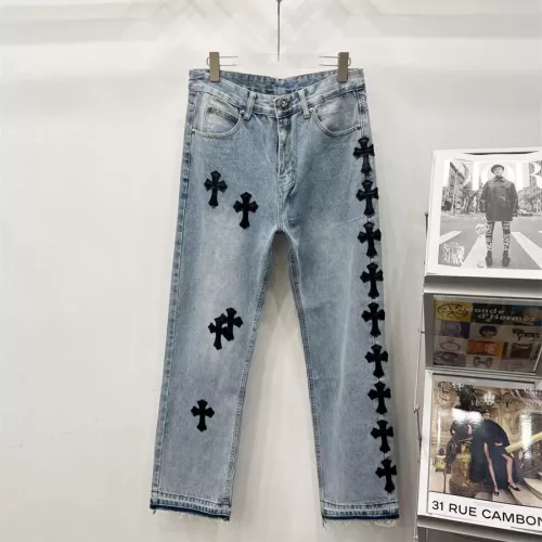 Wholesale Chrome Hearts Jeans For Men #1343539 $56.00 USD, Wholesale Quality Replica Chrome Hearts Jeans