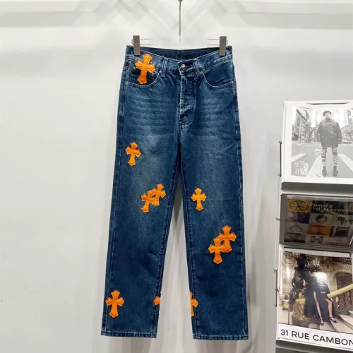 Wholesale Chrome Hearts Jeans For Men #1343542 $60.00 USD, Wholesale Quality Replica Chrome Hearts Jeans