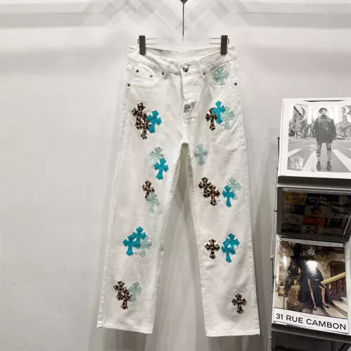 Wholesale Chrome Hearts Jeans For Men #1343544 $60.00 USD, Wholesale Quality Replica Chrome Hearts Jeans