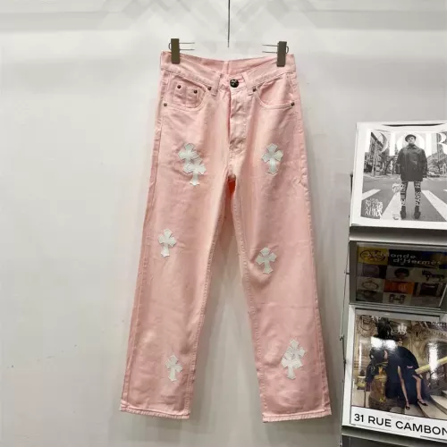 Wholesale Chrome Hearts Jeans For Men #1343545 $64.00 USD, Wholesale Quality Replica Chrome Hearts Jeans