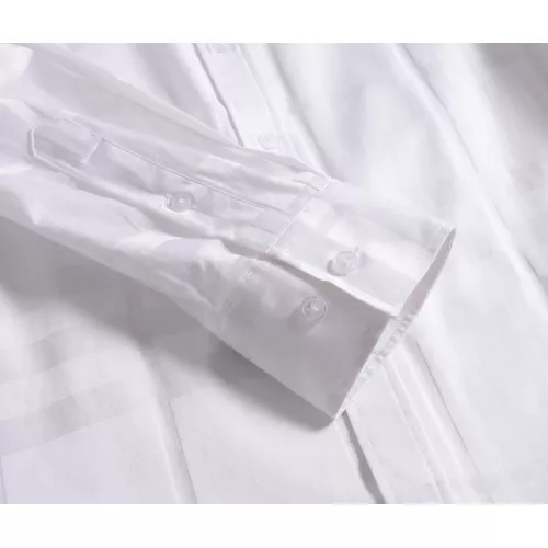 Replica Burberry Shirts Long Sleeved For Men #1343558 $40.00 USD for Wholesale