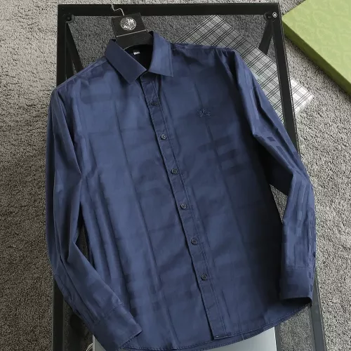 Wholesale Burberry Shirts Long Sleeved For Men #1343560 $40.00 USD, Wholesale Quality Replica Burberry Shirts