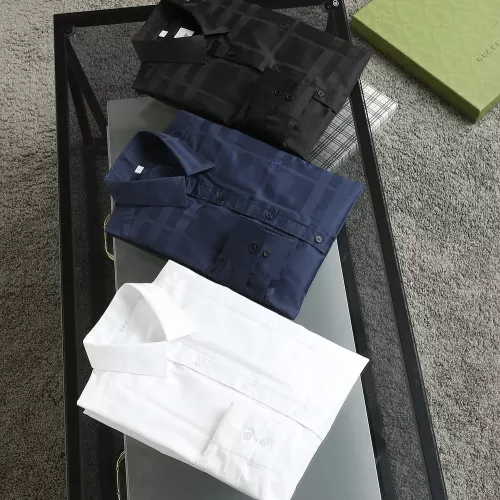 Replica Burberry Shirts Long Sleeved For Men #1343560 $40.00 USD for Wholesale