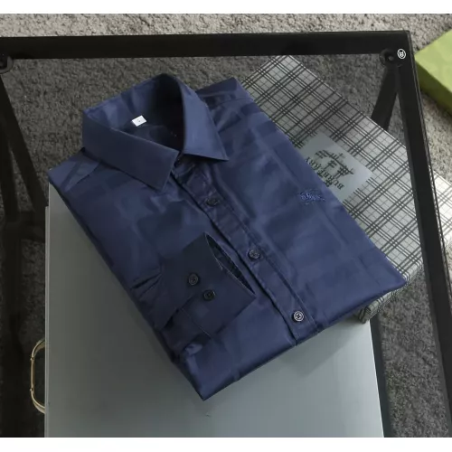 Replica Burberry Shirts Long Sleeved For Men #1343560 $40.00 USD for Wholesale