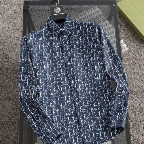 Wholesale Christian Dior Shirts Long Sleeved For Men #1343580 $52.00 USD, Wholesale Quality Replica Christian Dior Shirts