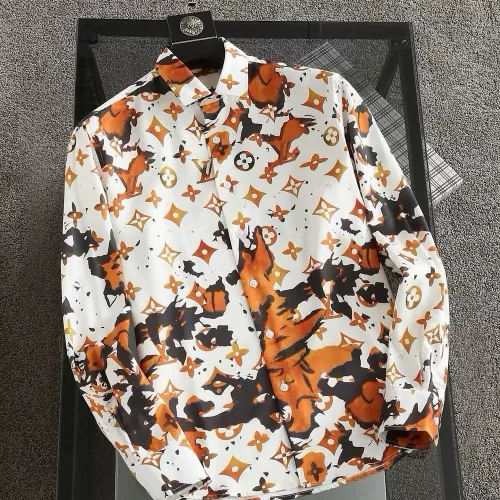 Wholesale Louis Vuitton LV Shirts Long Sleeved For Men #1343586 $52.00 USD, Wholesale Quality Replica Louis Vuitton LV Shirts