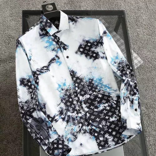 Wholesale Louis Vuitton LV Shirts Long Sleeved For Men #1343589 $52.00 USD, Wholesale Quality Replica Louis Vuitton LV Shirts