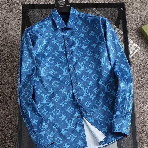 Wholesale Louis Vuitton LV Shirts Long Sleeved For Men #1343590 $52.00 USD, Wholesale Quality Replica Louis Vuitton LV Shirts