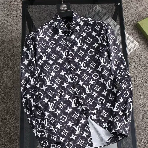 Wholesale Louis Vuitton LV Shirts Long Sleeved For Men #1343591 $52.00 USD, Wholesale Quality Replica Louis Vuitton LV Shirts