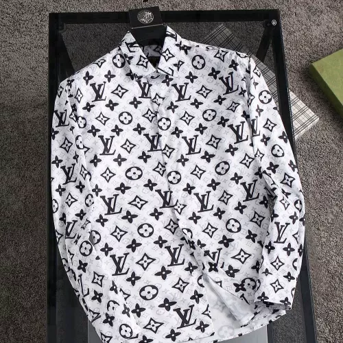 Wholesale Louis Vuitton LV Shirts Long Sleeved For Men #1343592 $52.00 USD, Wholesale Quality Replica Louis Vuitton LV Shirts