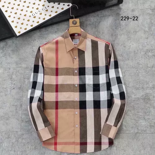Wholesale Burberry Shirts Long Sleeved For Men #1343594 $52.00 USD, Wholesale Quality Replica Burberry Shirts