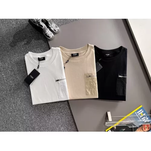 Replica Fendi T-Shirts Short Sleeved For Unisex #1343618 $40.00 USD for Wholesale