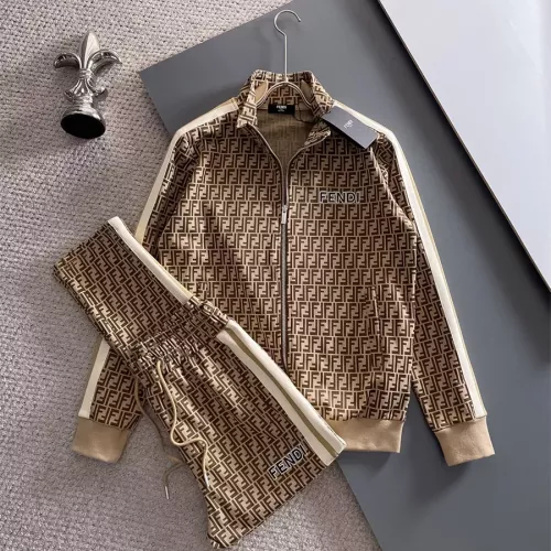 Wholesale Fendi Tracksuits Long Sleeved For Men #1343653 $96.00 USD, Wholesale Quality Replica Fendi Tracksuits