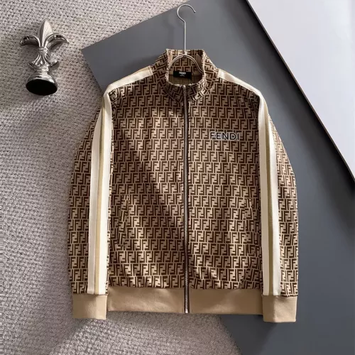 Replica Fendi Tracksuits Long Sleeved For Men #1343653 $96.00 USD for Wholesale
