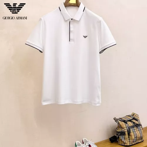 Wholesale Armani T-Shirts Short Sleeved For Men #1343675 $48.00 USD, Wholesale Quality Replica Armani T-Shirts
