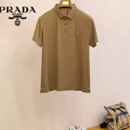 Wholesale Prada T-Shirts Short Sleeved For Men #1343705 $48.00 USD, Wholesale Quality Replica Prada T-Shirts