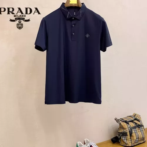 Wholesale Prada T-Shirts Short Sleeved For Men #1343706 $48.00 USD, Wholesale Quality Replica Prada T-Shirts