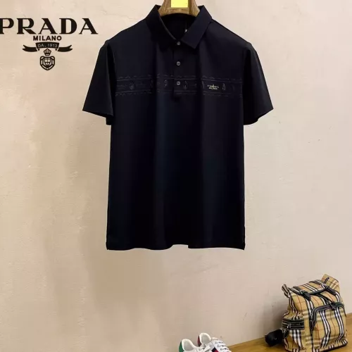 Wholesale Prada T-Shirts Short Sleeved For Men #1343723 $48.00 USD, Wholesale Quality Replica Prada T-Shirts