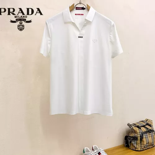 Wholesale Prada T-Shirts Short Sleeved For Men #1343730 $52.00 USD, Wholesale Quality Replica Prada T-Shirts