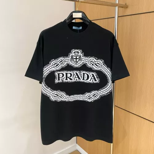 Wholesale Prada T-Shirts Short Sleeved For Men #1343833 $76.00 USD, Wholesale Quality Replica Prada T-Shirts