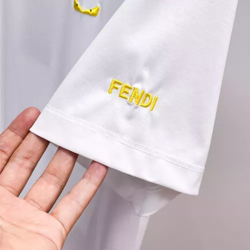 Replica Fendi T-Shirts Short Sleeved For Men #1343858 $92.00 USD for Wholesale
