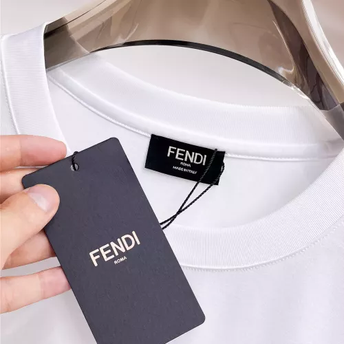 Replica Fendi T-Shirts Short Sleeved For Men #1343858 $92.00 USD for Wholesale